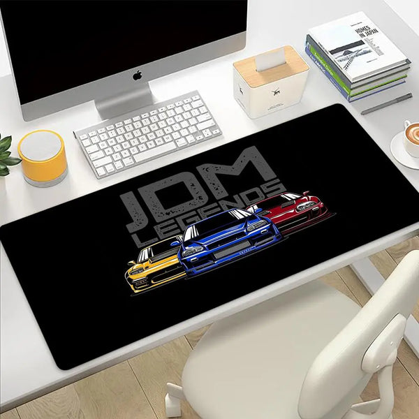 Japan Sports Car JDM Drift New Arrivals Gamer Play Mats Non-slip Mousepad Size For E-sports Game Player PC Computer Laptop Rug