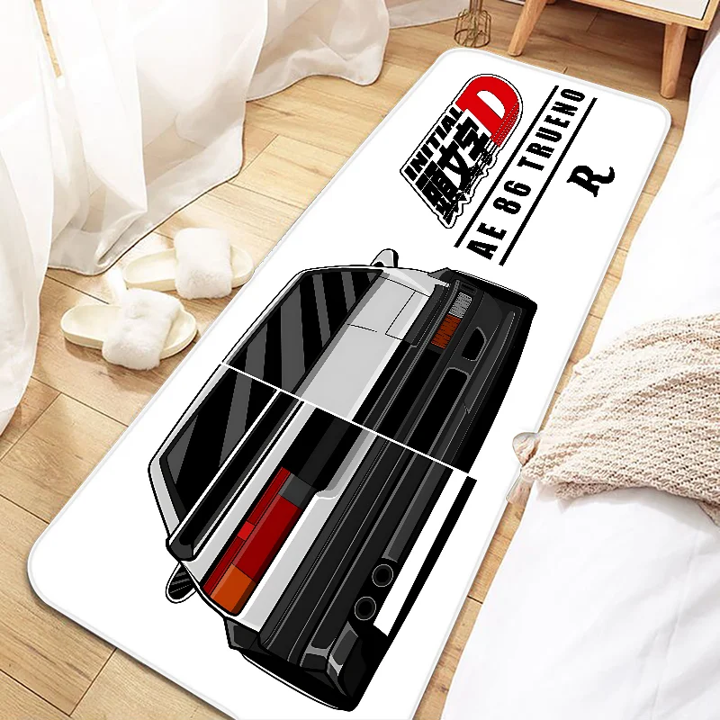 Drift Car JDM Initial D AE86 Door Mat Entrance Non-slip Doormat Washable Kitchen Carpet Living Room Hallway Rugs Bathroom Bath