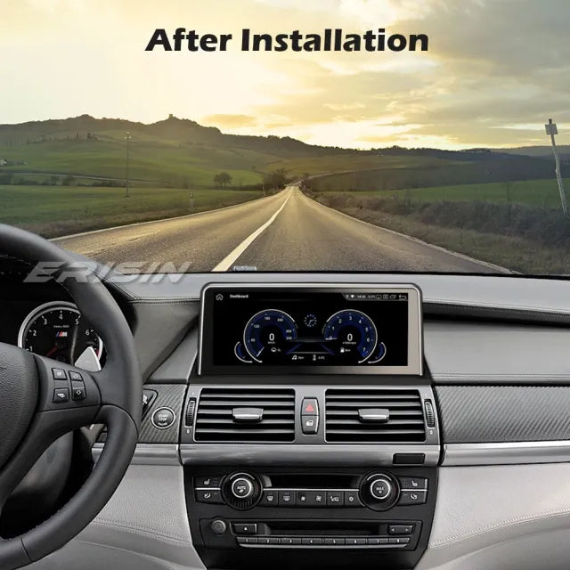 ES2870B 8-Core 10.25” CarPlay Android 10.0 Car Stereo GPS Sat Navi Radio BMW X5 E70 X6 E71 CIC CCC IPS WiFi 4G BT DAB+