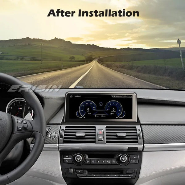ES2870B 8-Core 10.25” CarPlay Android 10.0 Car Stereo GPS Sat Navi Radio BMW X5 E70 X6 E71 CIC CCC IPS WiFi 4G BT DAB+