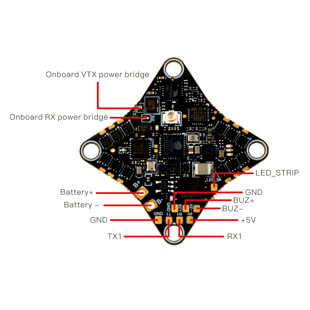 Happymodel CrazyG473 AIO 5-in-1 Flight Controller