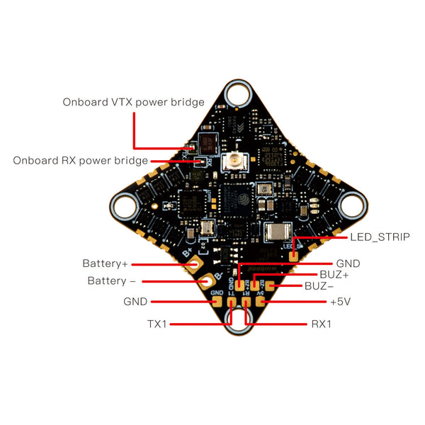 Happymodel CrazyG473 AIO 5-in-1 Flight Controller
