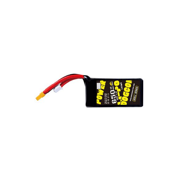 DOGCOM 650mAh 150C 2S 7.4V UCELL Lipo Battery
