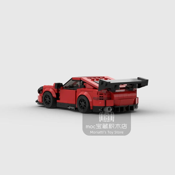 MOC-GT-RS racing sports car Vehicle Speed Champion Racer Building Blocks Brick Creative Garage Toys for Boys