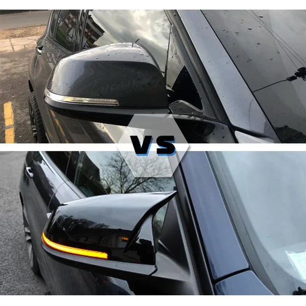 For BMW 1 2 3 4 X Series Rear View Side Mirror Cover F20 F21 F22 F23 F30 F32 F36 X1 E84 F87 M2 Carbon fiber pattern Accessories