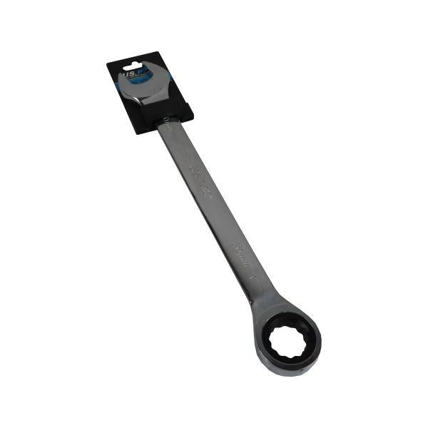 US PRO Tools 30mm Ratchet Spanner Wrench 72 Teeth Open & Ring End Wrench 3589