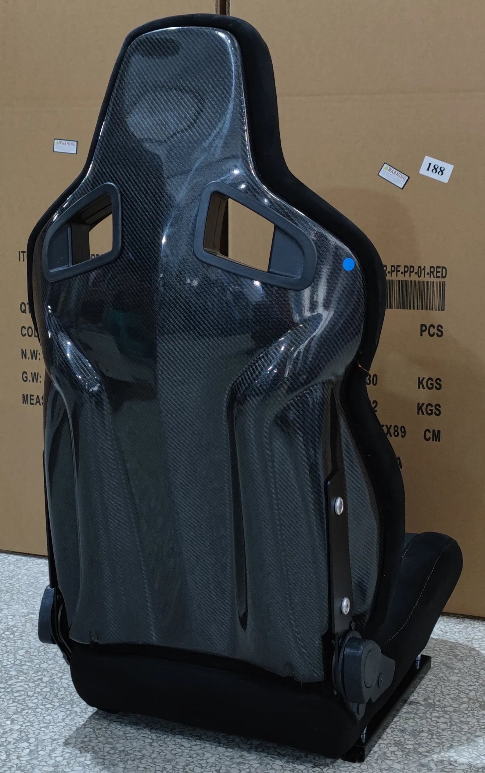 JIABEIR 1039R Fiberglass Comfortable Racing Adjustable Luxury Leather Fabric Car Vehicle Seats