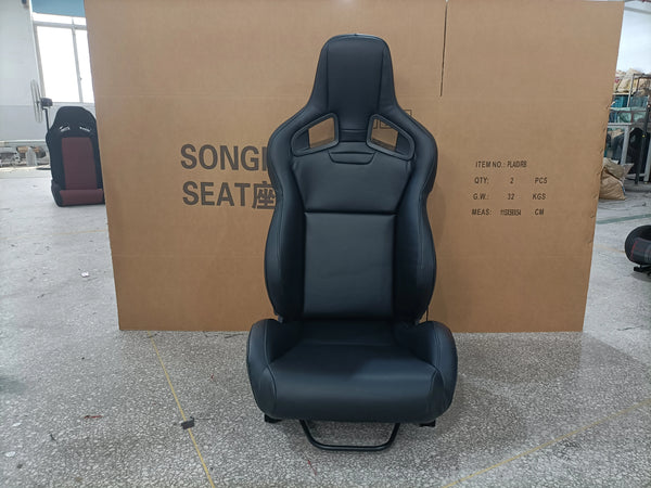 JIABEIR 1039R Luxury Leather Racing Bucket Car Seats PVC Sport Seat Adjustable and Comfortable Design for BMW Honda Vehicles