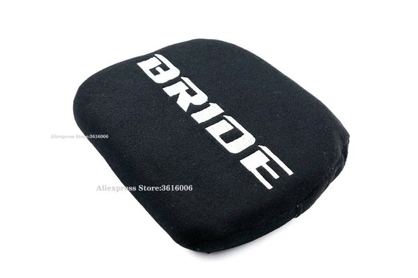 1X JDM BRIDE RECARO Headrest Tuning Pad For Head Rest Cushion Car Bucket Racing Seat