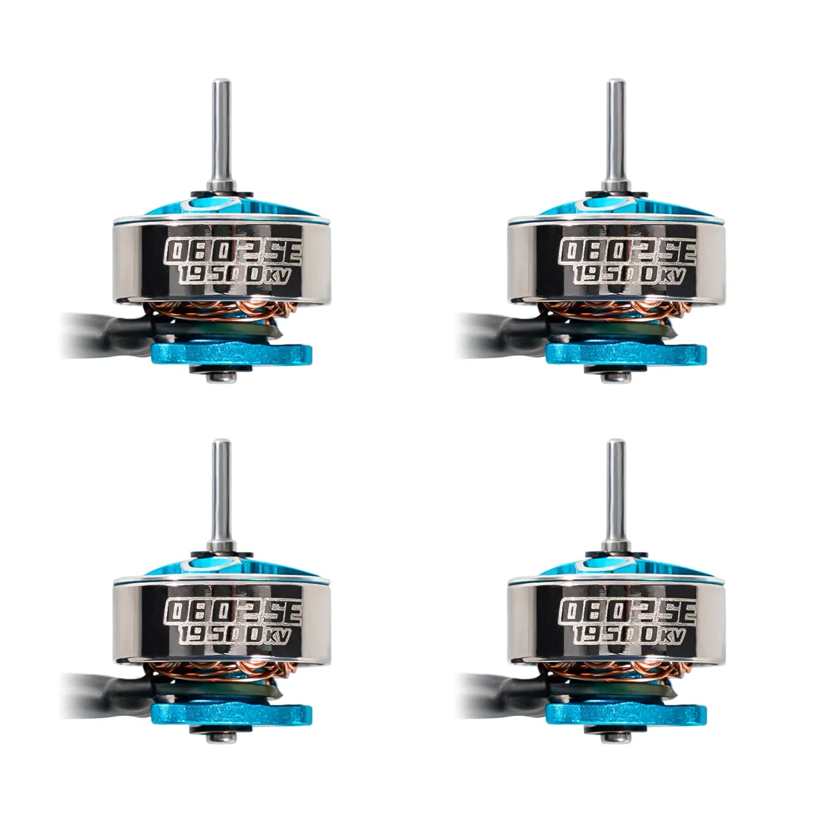 BetaFPV 0802SE 19500KV Brushless Motors Ice Blue (Pack of 4)