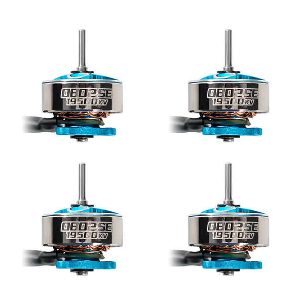BetaFPV 0802SE 19500KV Brushless Motors Ice Blue (Pack of 4)