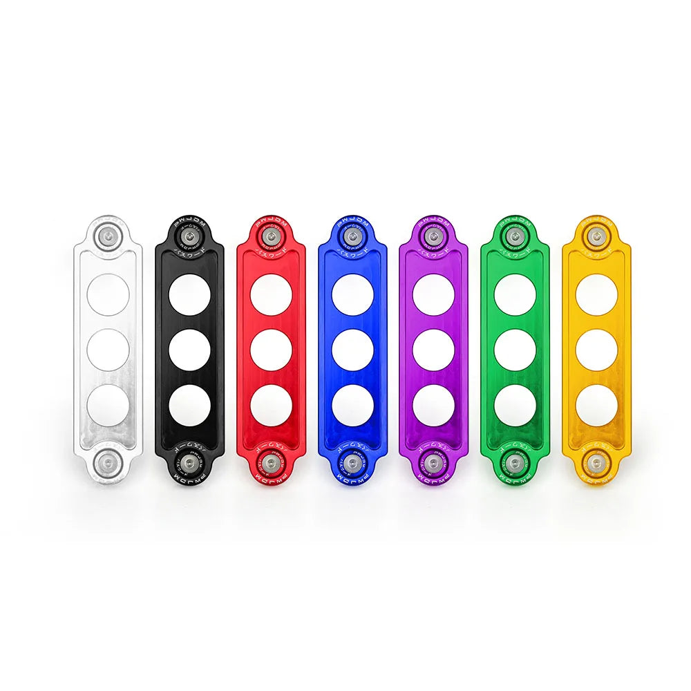 JDM Styling Car Battery Tie Down Mount Hold Bracket Lock Anodized Battery Fasten Brace Lock For Honda Civic/CRX 88-00 BTD001
