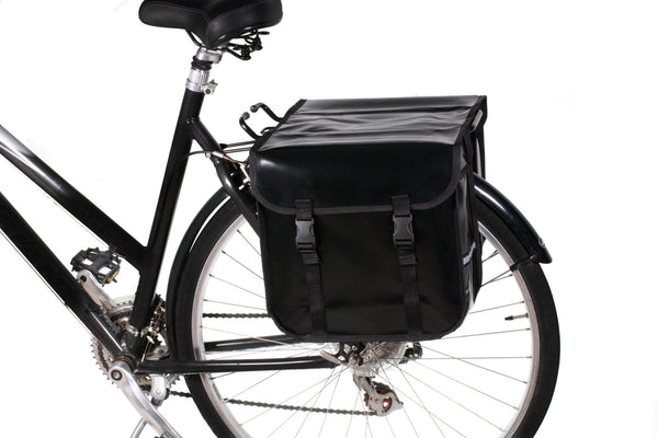BikyBag Classic CW - Waterproof Bicycle Double Panniers (Black)