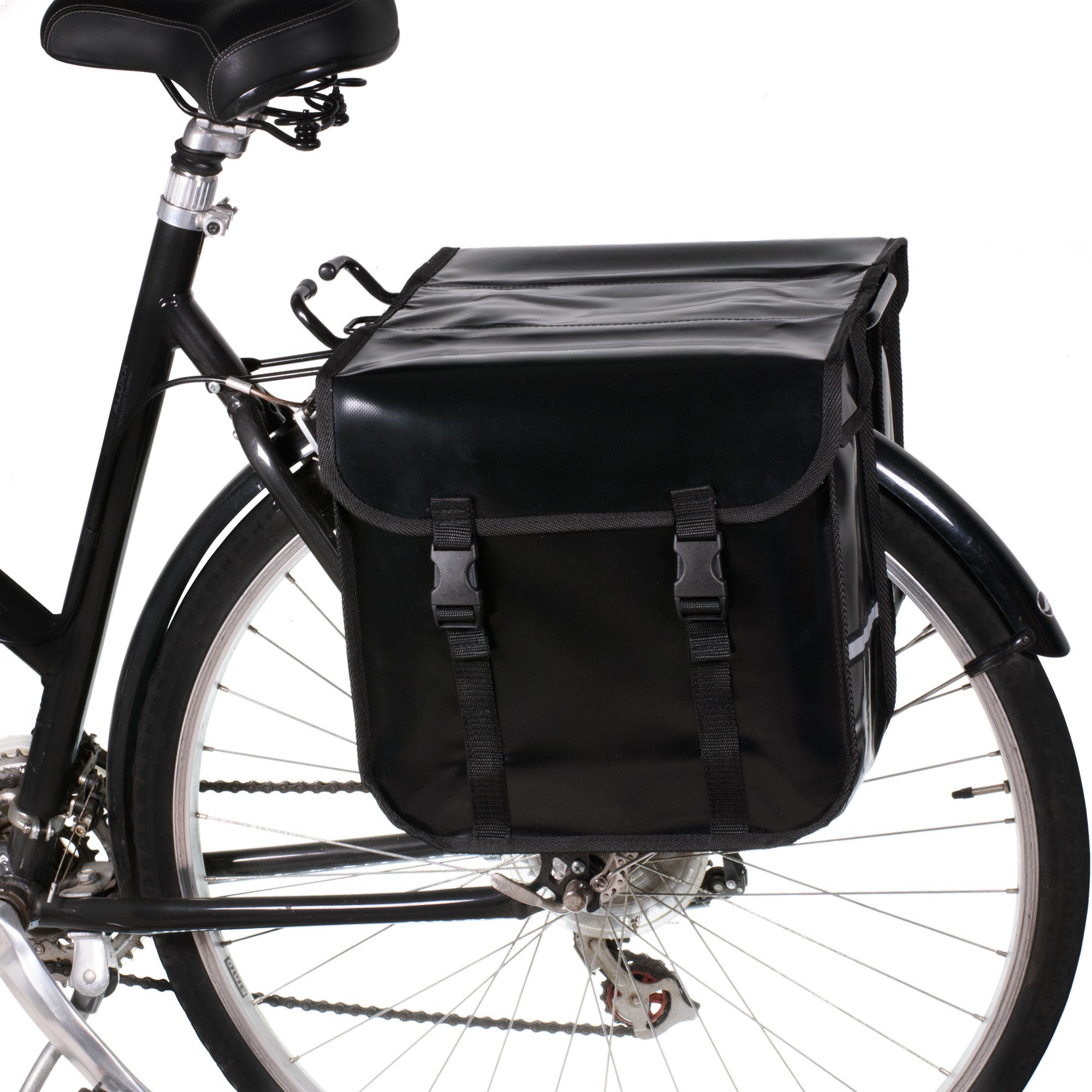 BikyBag Classic CW - Waterproof Bicycle Double Panniers (Black)