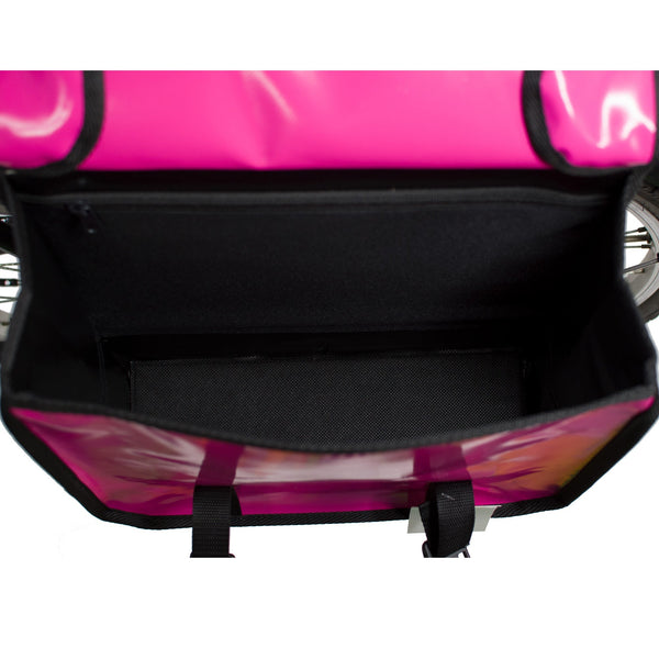 BikyBag Classic CW - Waterproof Bicycle Double Panniers (Pink)