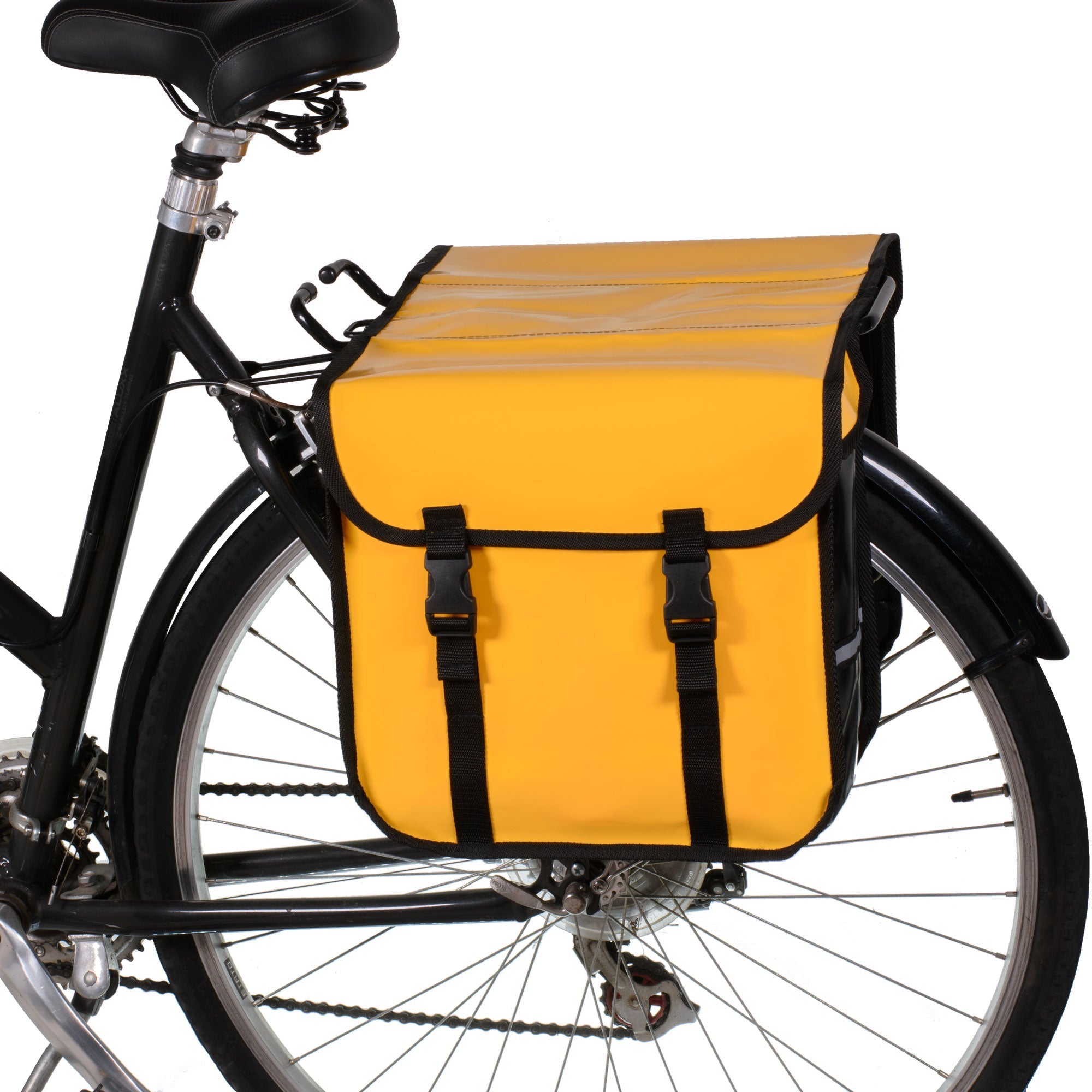 BikyBag Classic CW - Waterproof Bicycle Double Panniers (Yellow)
