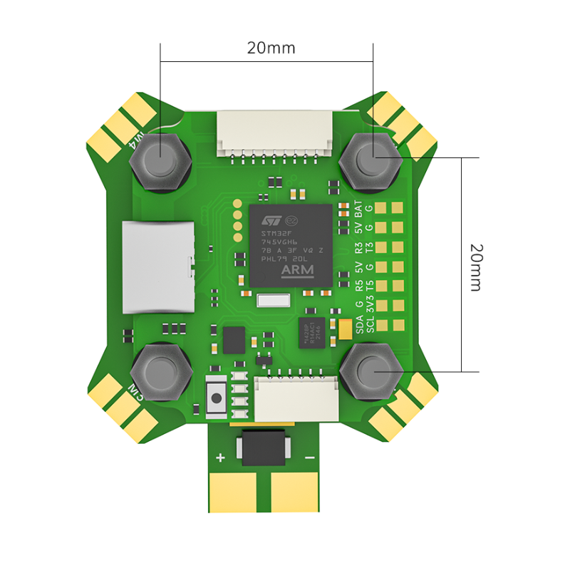 iFlight Blitz Mini F745 + E55A 20x20 Flight Stack
