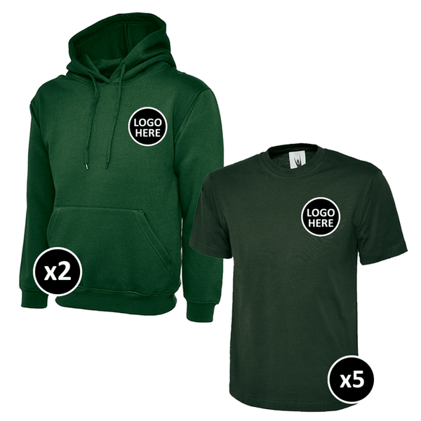 Uneek Hoodie & T-Shirts Bundle - 7 Items