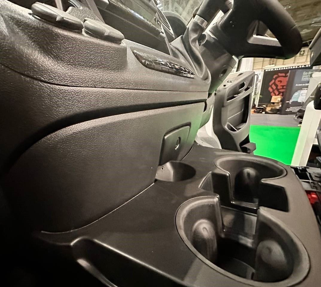 For Citroën Relay Black Cupholder Console - Stylish and Practical Upgrade