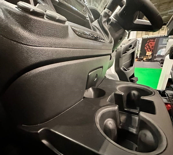 For Peugeot Boxer Black Cupholder Console - Stylish and Practical Upgrade