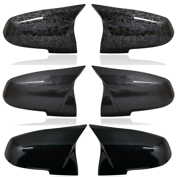For BMW 1 2 3 4 X Series Rear View Side Mirror Cover F20 F21 F22 F23 F30 F32 F36 X1 E84 F87 M2 Carbon fiber pattern Accessories