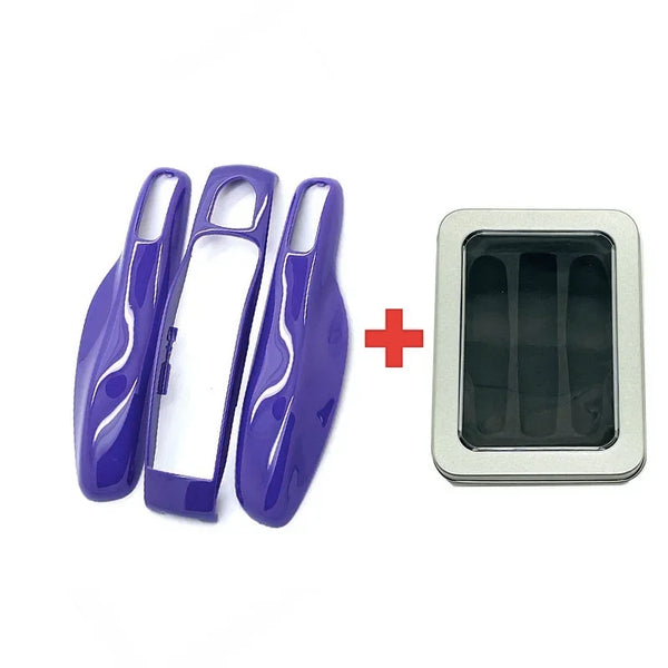 3Pcs Car Smart Remote Key Case Fob Cover Shell for Porsche Panamera Spyder Carrera Macan Boxster Cayman Cayenne 911 970 981 991
