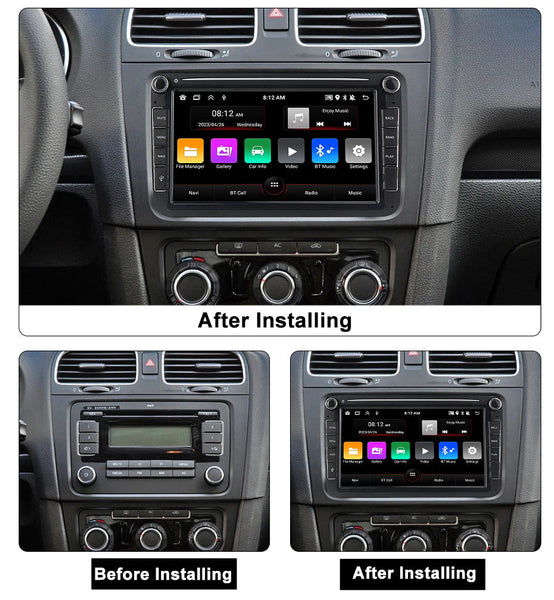 Volkswagen/Seat/Skoda Universal 8 Inch CarPlay and Android Auto Screen