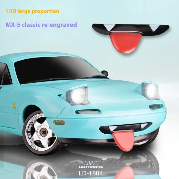 1:18 New LD1804 mazda Mx5 Premium Version Rc Drift Car Rc Cars With A Gyroscope Rear-Wheel Drive Toy Car Birthday Toys For Boy