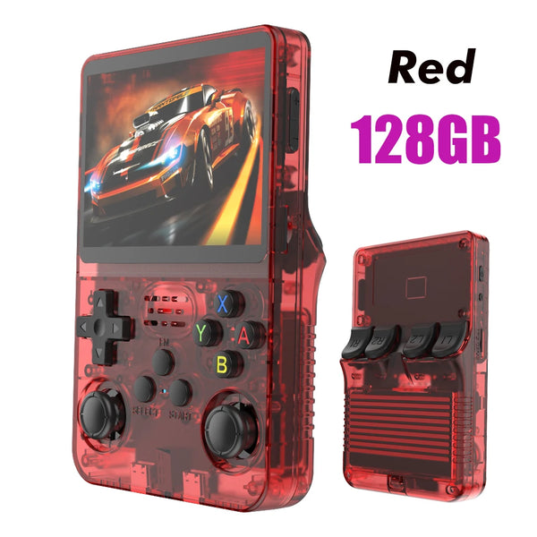 128GB R36S Retro Handheld Video Game Console Linux System 3.5 Inch IPS Screen Portable Pocket Video Player 64GB Games Boy Gift