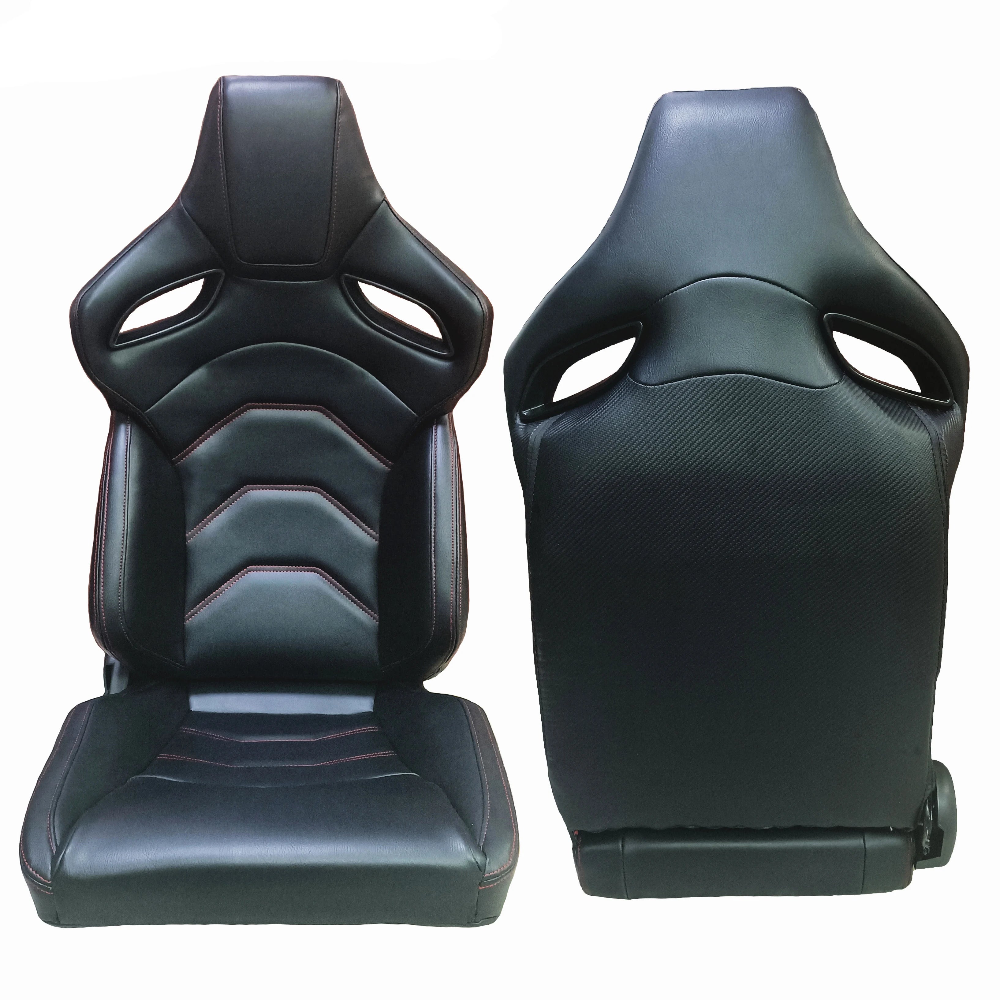 JIABEIR 9007 High Quality PVC Leather Adjustable Interior Accessories Simulator Sim Bucket Car Racing Seats