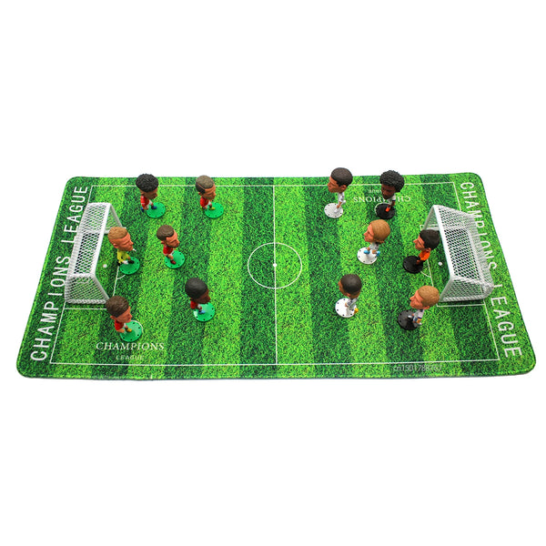 1:64 Scale Parking Road Garage Football Field Toy Mat Mouse Pad For Diecast Car Model Dolls Scene Display