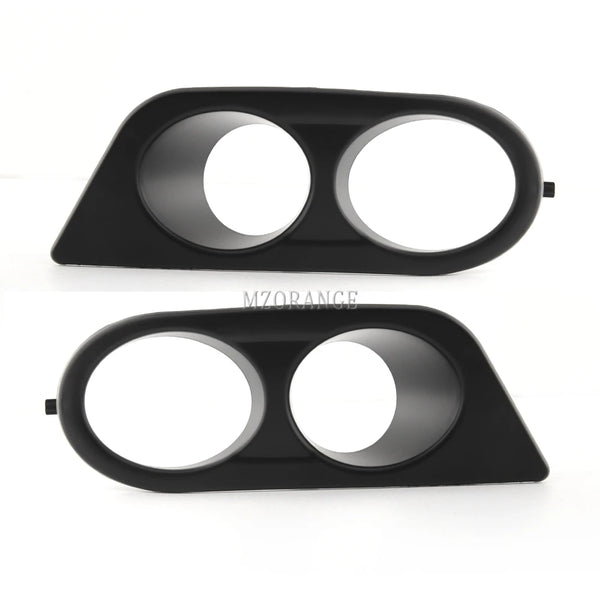 Carbon Fiber Fog Light Cover for BMW E46 M3 2001-2006 Glossy Black Fog Lights Grill Frame Surrounds Air Duct Fog Lamp Hood