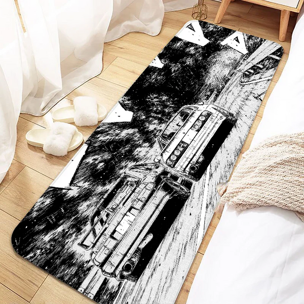 Drift Car JDM Initial D AE86 Door Mat Entrance Non-slip Doormat Washable Kitchen Carpet Living Room Hallway Rugs Bathroom Bath