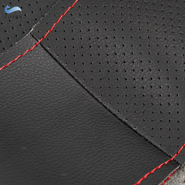 Car Hand Sewing Leather Steering Wheel Cover Trim Accessories For Toyota RAV4 Celica Corolla (US) Matrix MR2 Lexus IS200 300