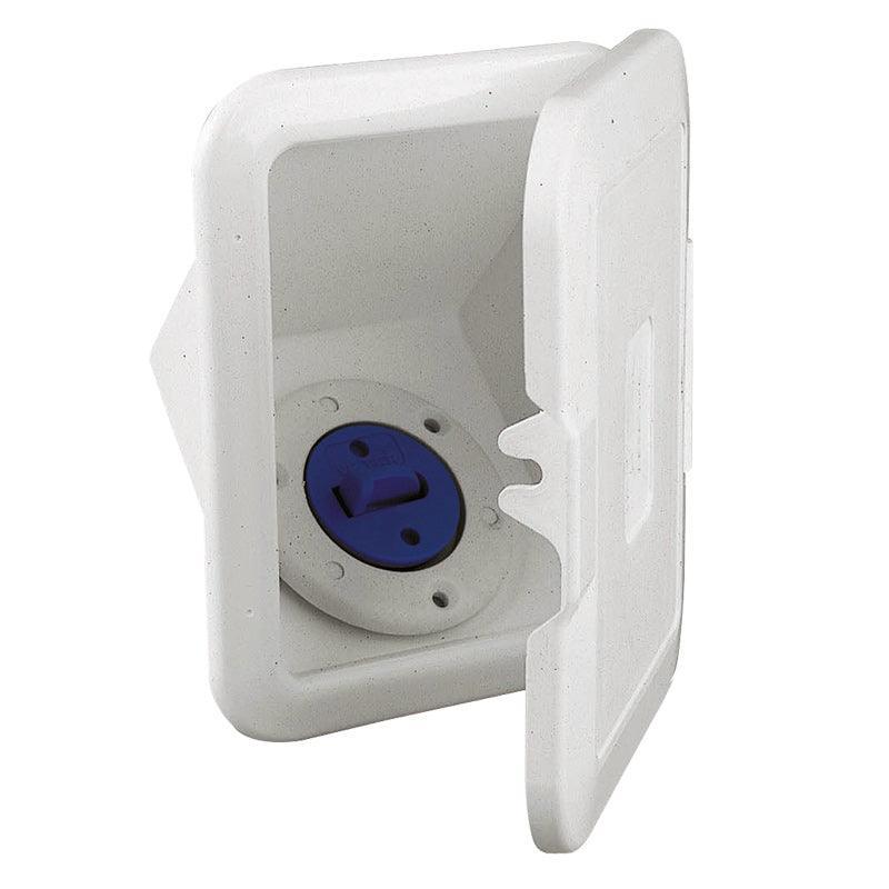 Case Deck Filler for Fuel with Lid, Ø38mm Hose, White | 4Boats