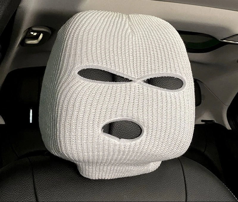 A must-have social media influencer with a car seat cover, personalized funny hat, and special decorative accessories