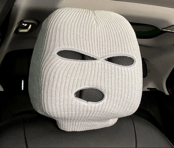 A must-have social media influencer with a car seat cover, personalized funny hat, and special decorative accessories