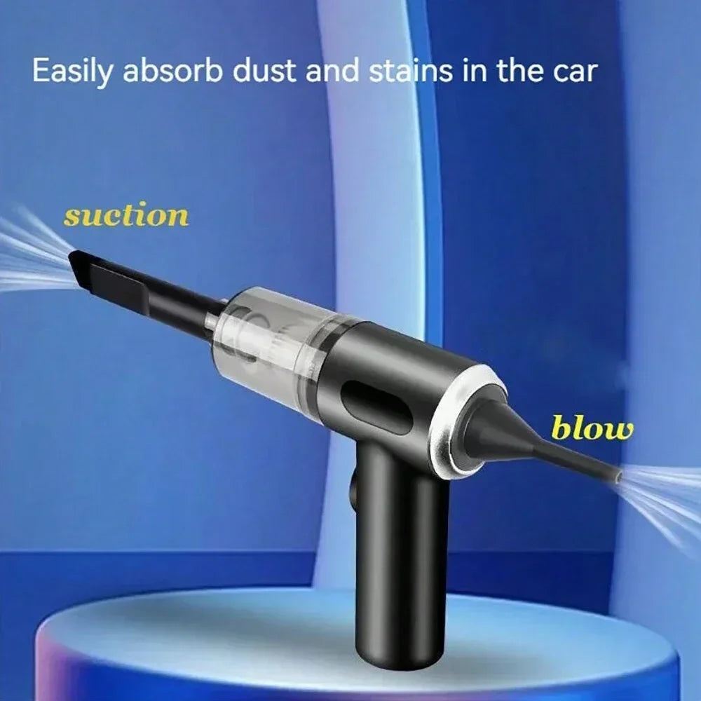 Portable Wireless Car Vacuum Cleaner Wireless Vacuum Cleaner Dual Use for Home and Car 120W High Power Powerful Vacuum Cleaner