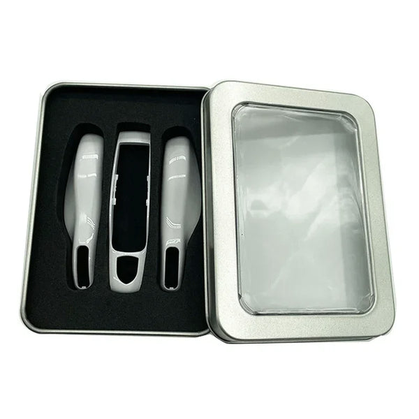 3Pcs Car Smart Remote Key Case Fob Cover Shell for Porsche Panamera Spyder Carrera Macan Boxster Cayman Cayenne 911 970 981 991