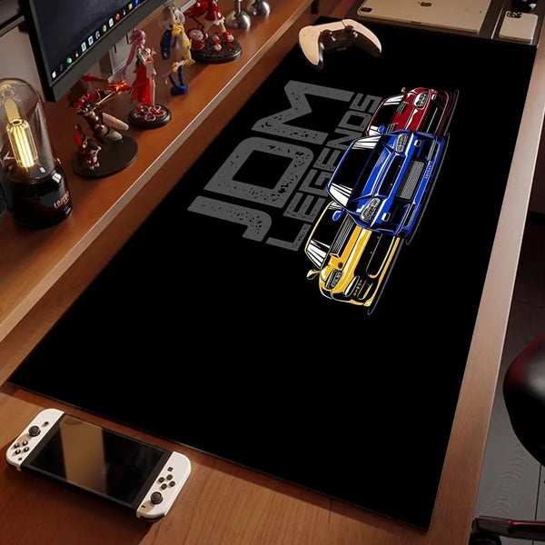 Japan Sports Car JDM Drift New Arrivals Gamer Play Mats Non-slip Mousepad Size For E-sports Game Player PC Computer Laptop Rug