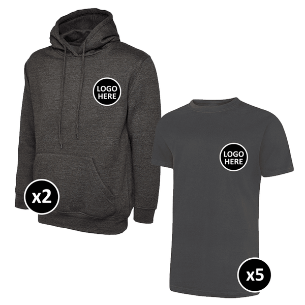 Uneek Hoodie & T-Shirts Bundle - 7 Items