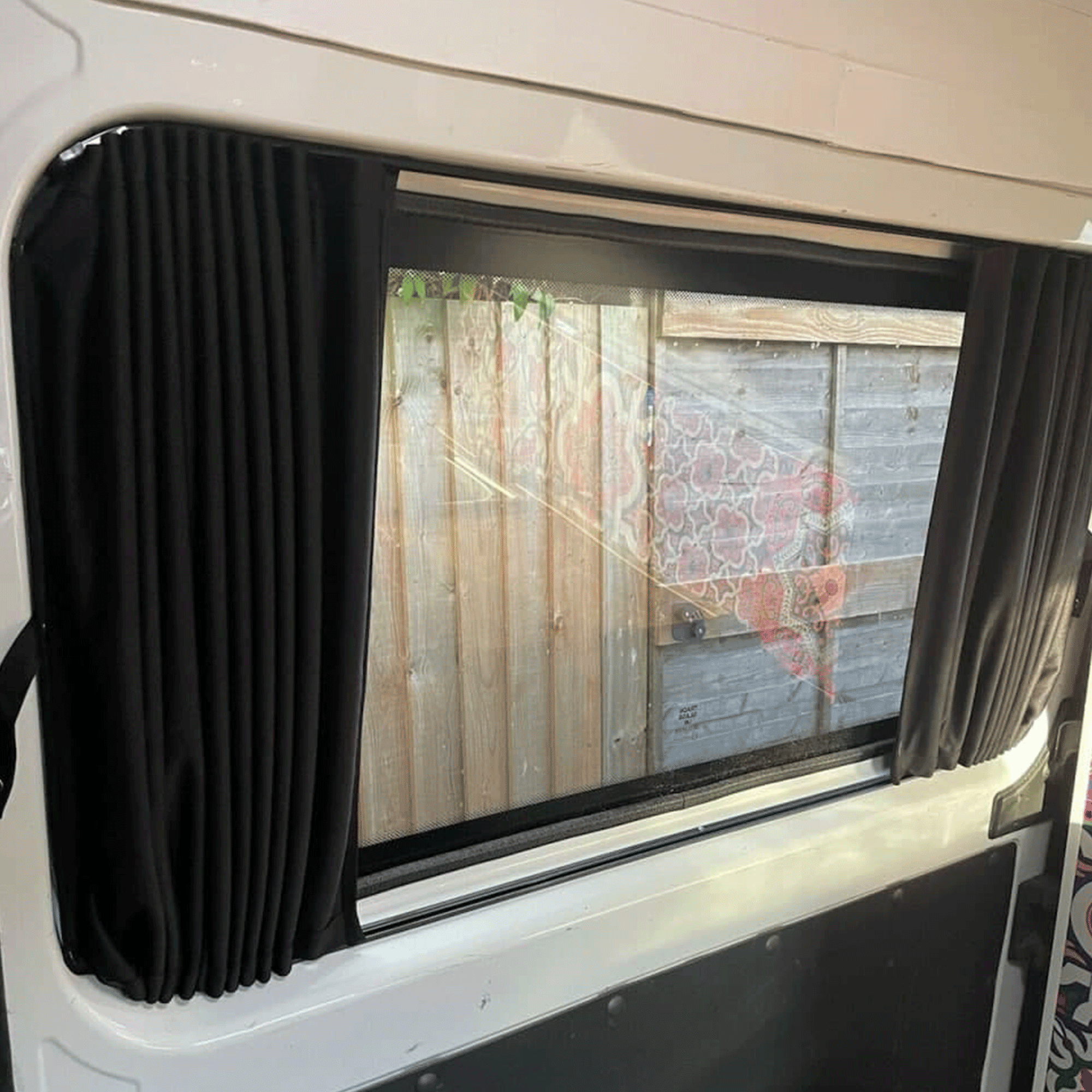 For Fiat Ducato & Ram ProMaster Premium 2 x Side Window Curtains | Van-X