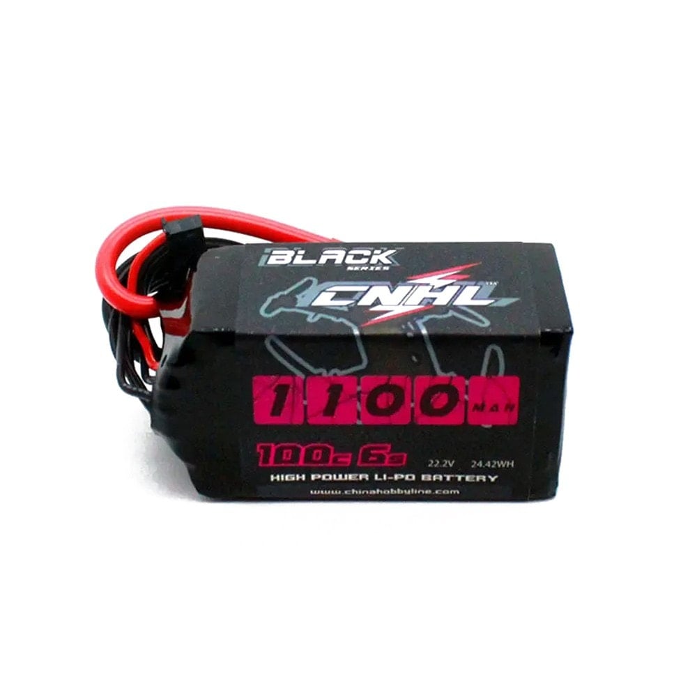 CNHL Black Series 1100mAh 22.2V 6S 100C Lipo Battery