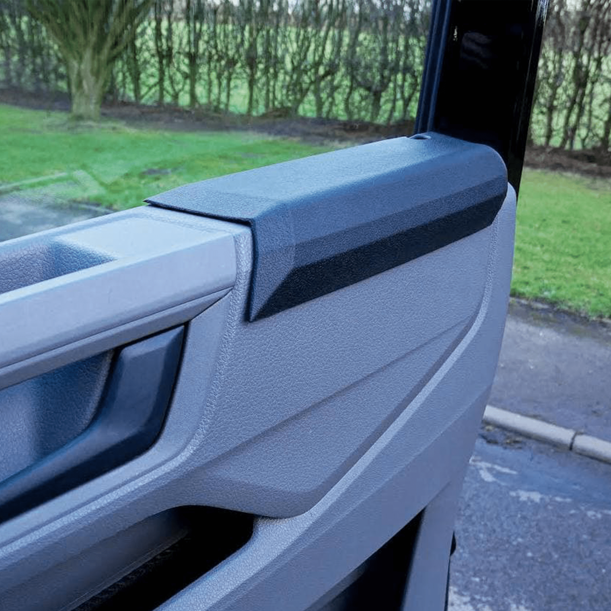 For VW Crafter Door Card Armrest – New Shape, PU Foam, Campervan Upgrade, Perfect Gift, Latest Arrival