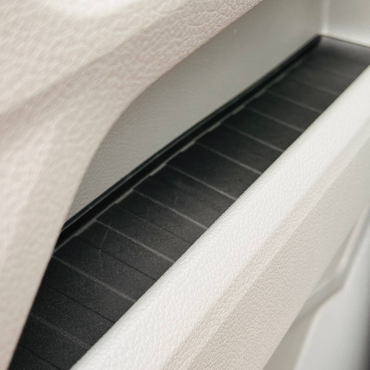 For MAN TGE Rubber Door Liner Pocket Inserts Black | Van-X