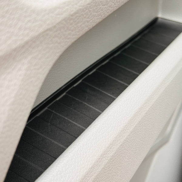 For VW Crafter New Shape Rubber Door Liner Pocket Inserts Black