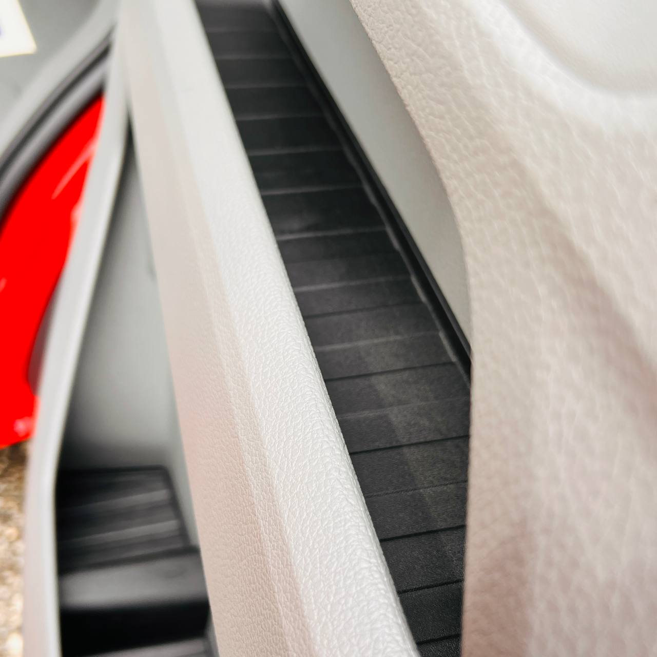 For MAN TGE Rubber Door Liner Pocket Inserts Black | Van-X