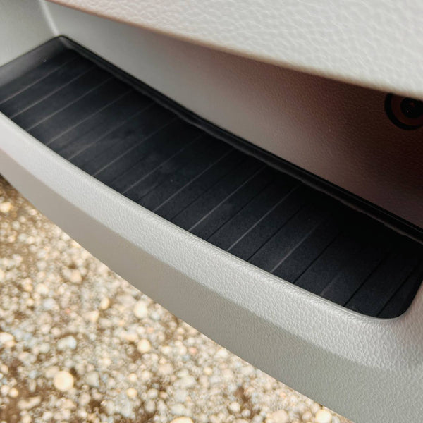 For MAN TGE Rubber Door Liner Pocket Inserts Black | Van-X