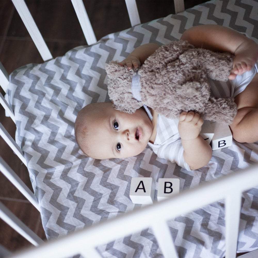 Crib Jersey Fitted Sheets 100% Cotton 40x90cm - Pack Of 2 - Fits All Models