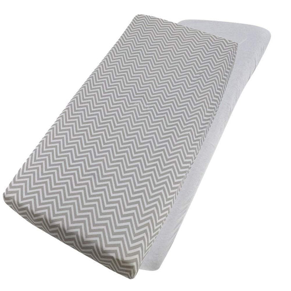 Crib Jersey Fitted Sheets 100% Cotton 40x90cm - Pack Of 2 - Fits All Models